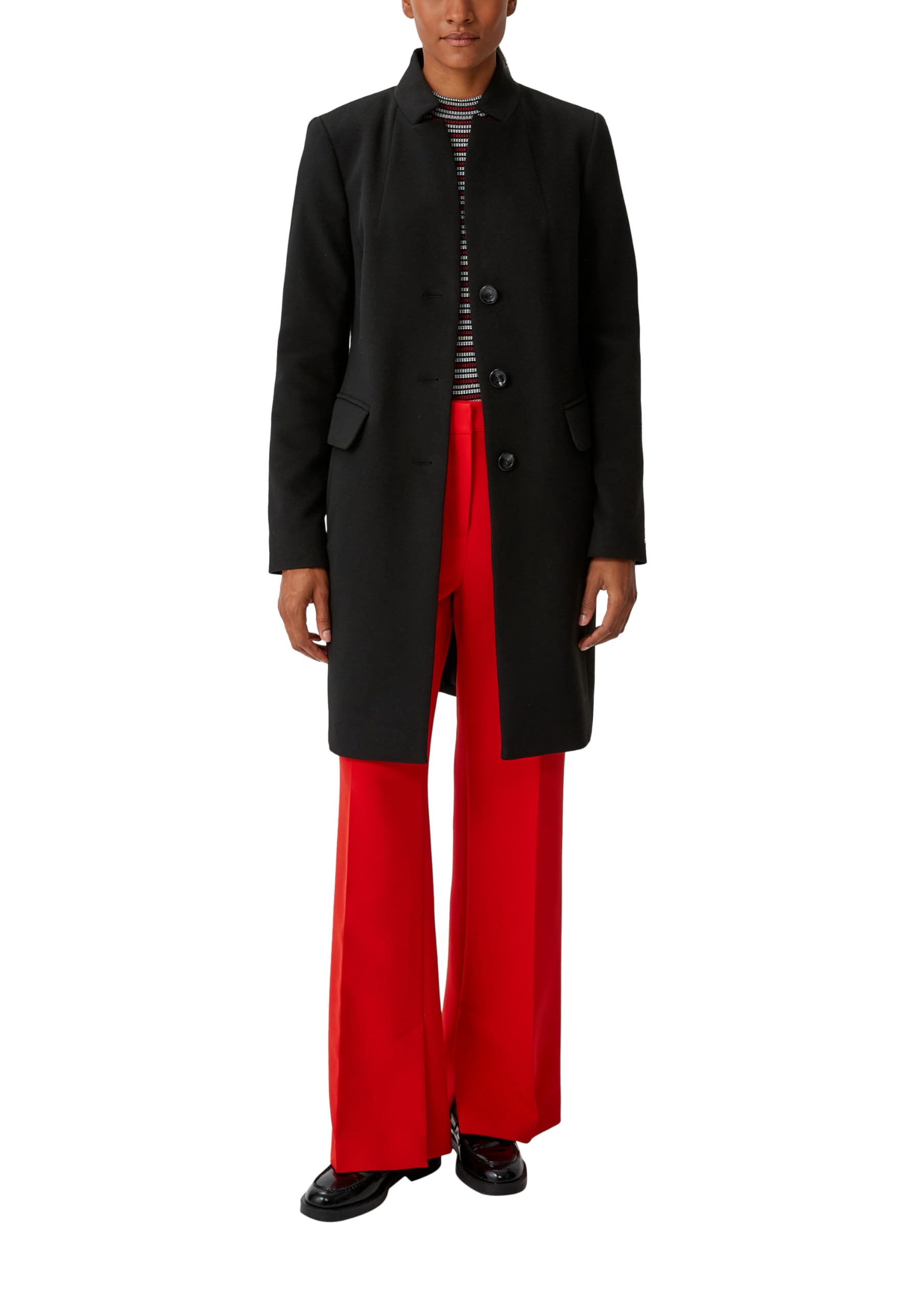 Comma Mantel aus Viskosemix