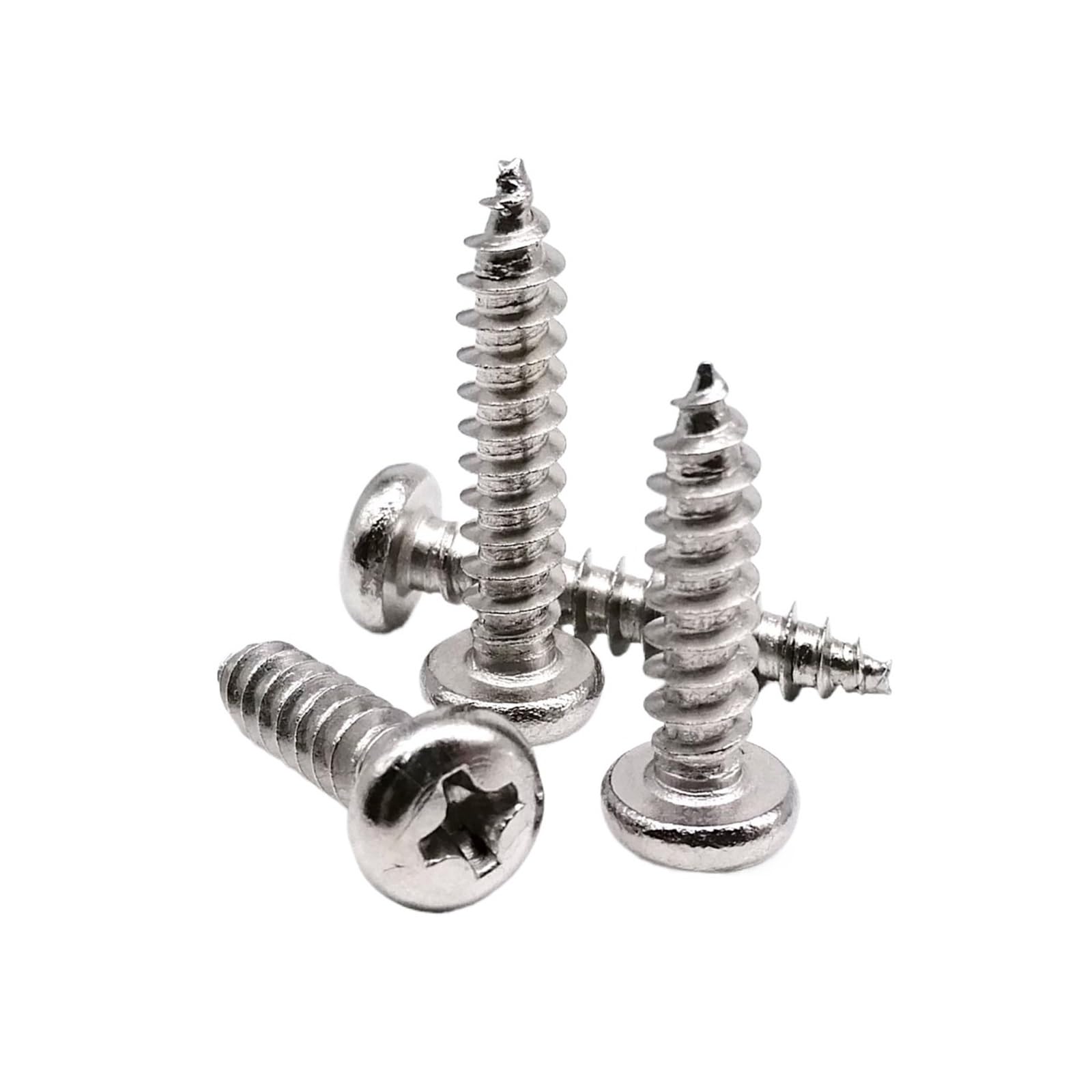Kit De Mini Tornillos Autorroscantes Phillips Pan Head 304, Surtido De Tornillos for Madera De Acero Inoxidable M1.2-M4(Set F M3 250pcs)