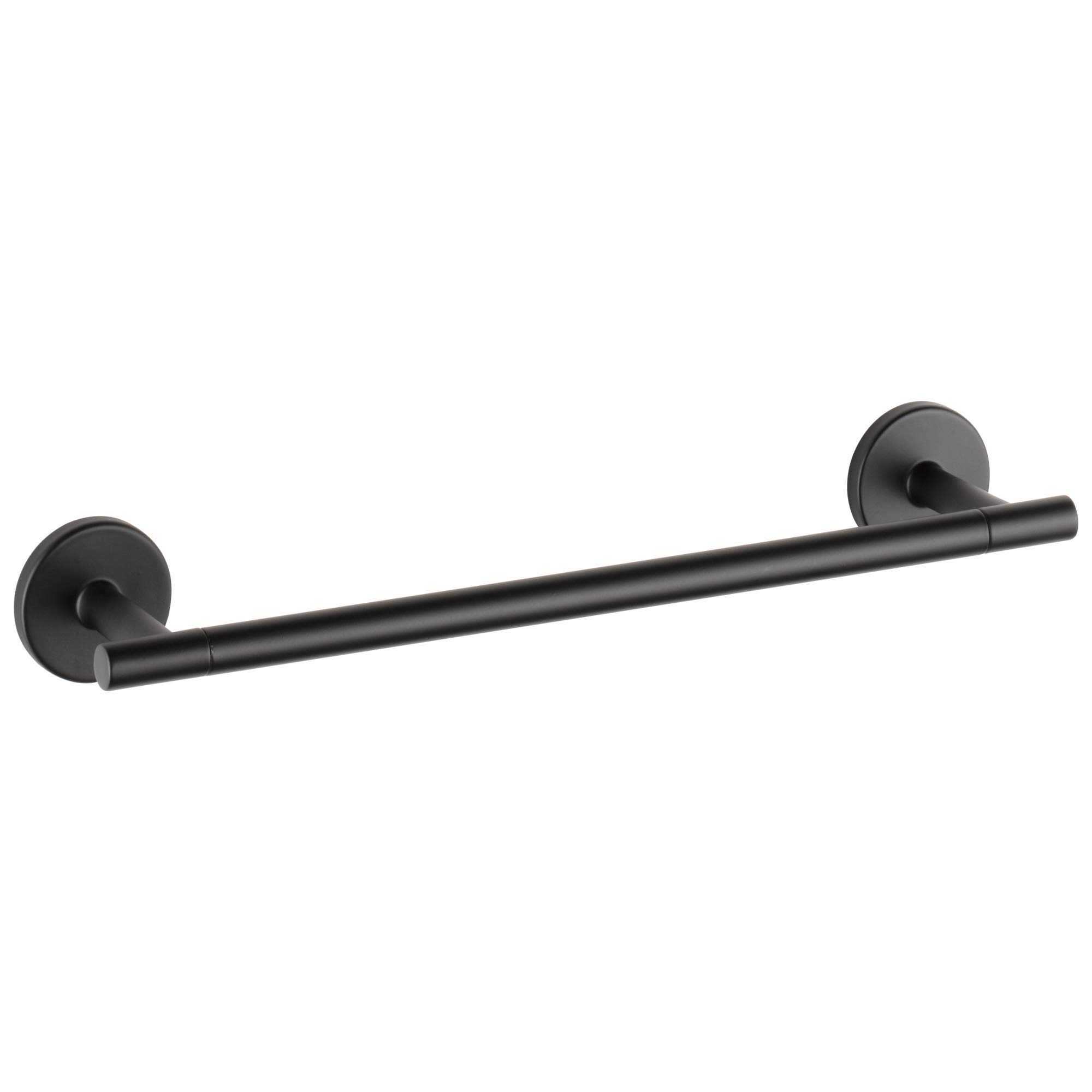 Barre porte-serviettes 30,5 cm noir mat anti-empreinte pour mur