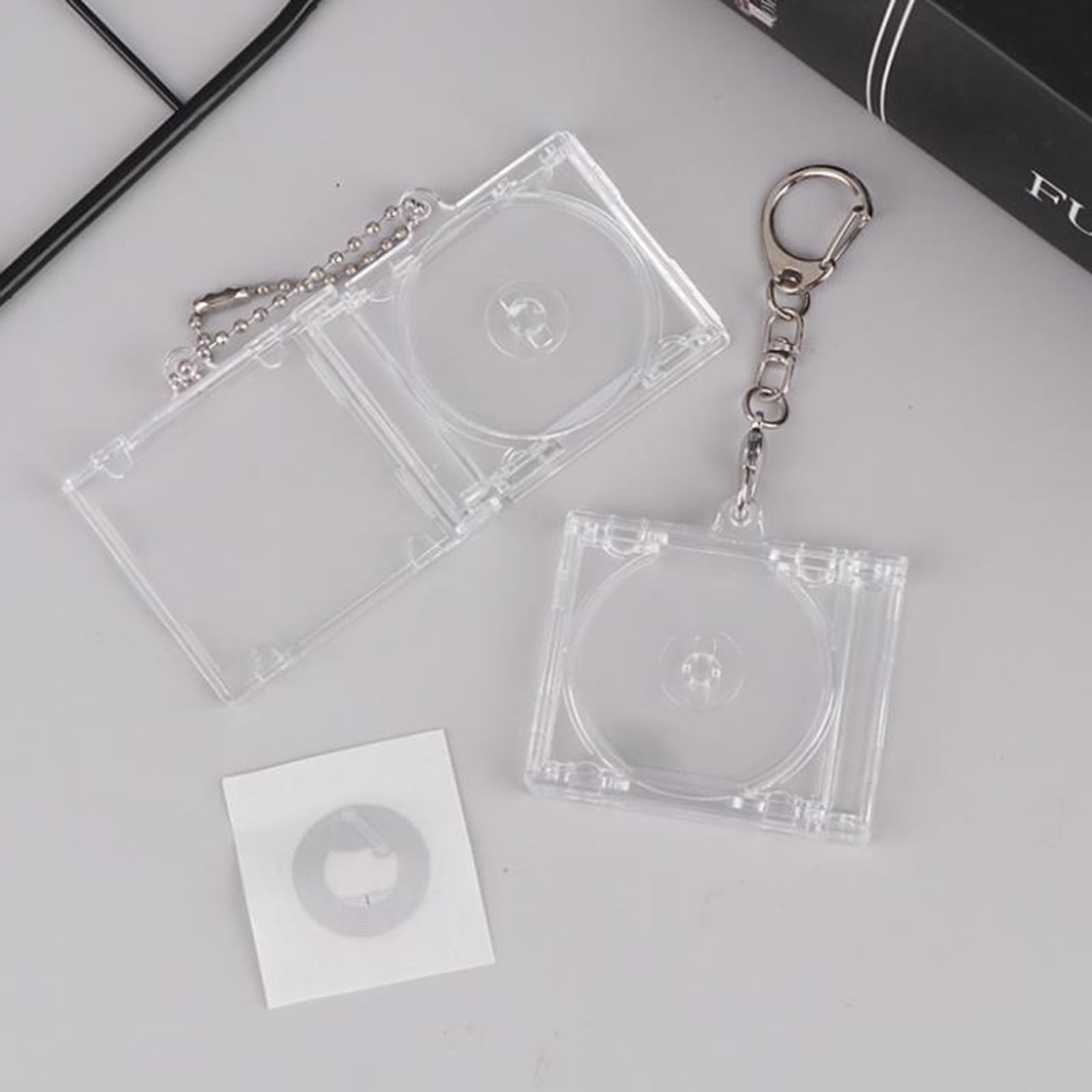 Amazon.com: Meokro 3pcs Mini NFC Functional CD Disc Case Key Chain