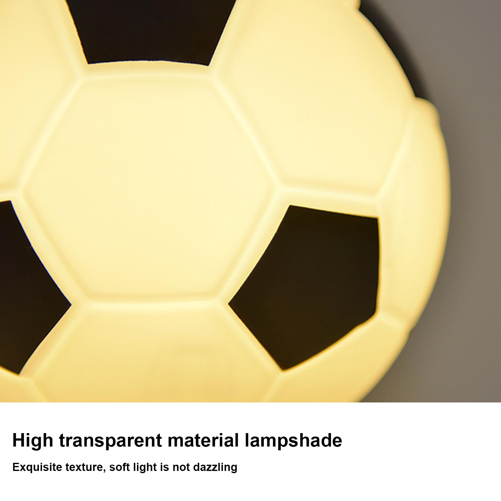 Generico Lámpara de de fútbol, luz nocturna de fútbol | lámpara pequeña moderna, lámpara de mesa LED, luz nocturna creativa para salón, dormitorio, habitación de los niños, dormitor