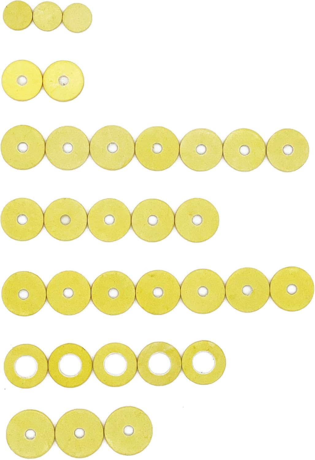 27 Zapatillas para Flauta Traversa en Doble Piel Soundman® Juego Universal Zapatilla 27 pcs