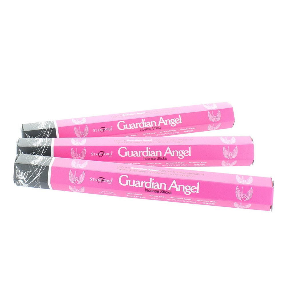 Stamford Inc. Pink 3 Packs Of Stamford Range Incense Sticks Pack Of 15 - Guardian Angel