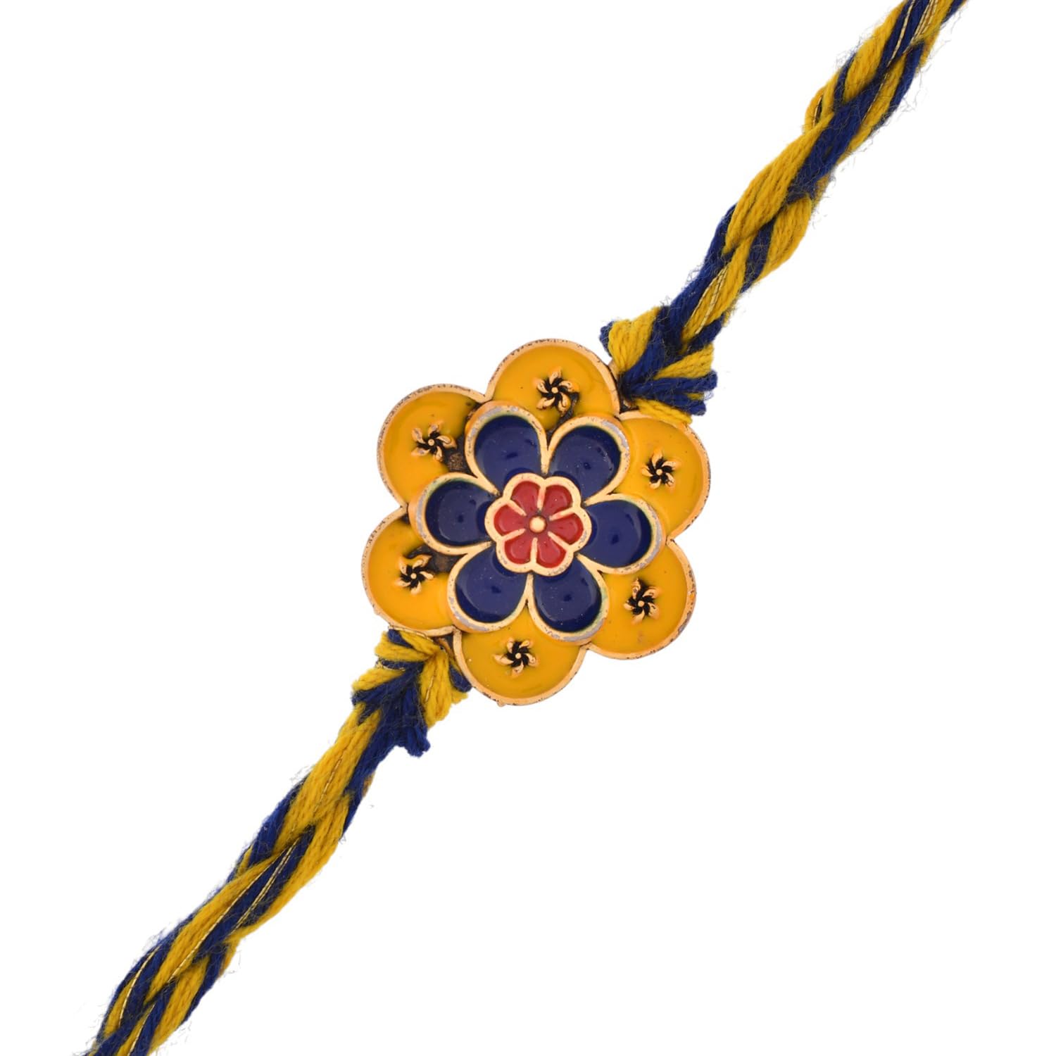 Chumbak Floral Yellow Thread Rakhi |Pack Of 1|Rakhi For Brother|Raksha Bandhan Special| (B0D8V2V3W6) Amazon Price History, Amazon Price Tracker