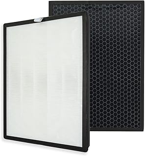 PUREBURG Replacement True HEPA Filter Compatible with COLZER BKJ-33 Air Purifier, H13 3-Stage Filtration Activated carbon 2-IN-1 Air Clean Dust VOCs,1-Pack