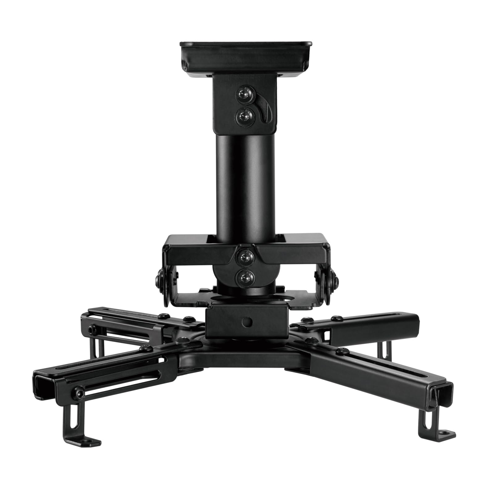 VALUE Support de Plafond pour projecteur à Haute capacité de Charge, jusqu'à 45 kg, Noir