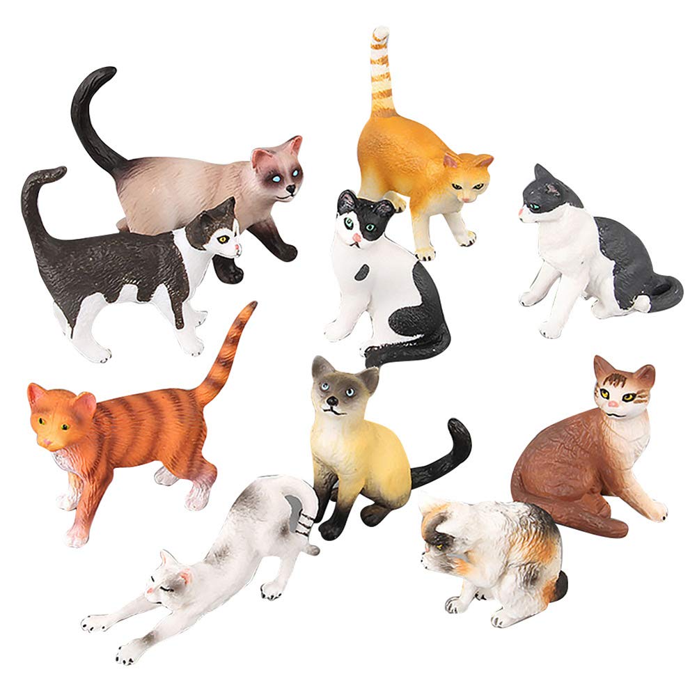 Catkoo Simulation Mini Cats Kitty Figure Model Statue Home Ornaments Gift Kids Toy,Perfect Training Children's Intelligence Gifts #286