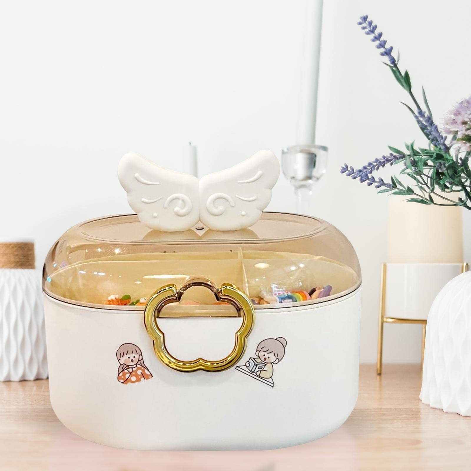 Organisateur De Postiches Pour Filles, Jolie Boîte à Bijoux Pour Petite