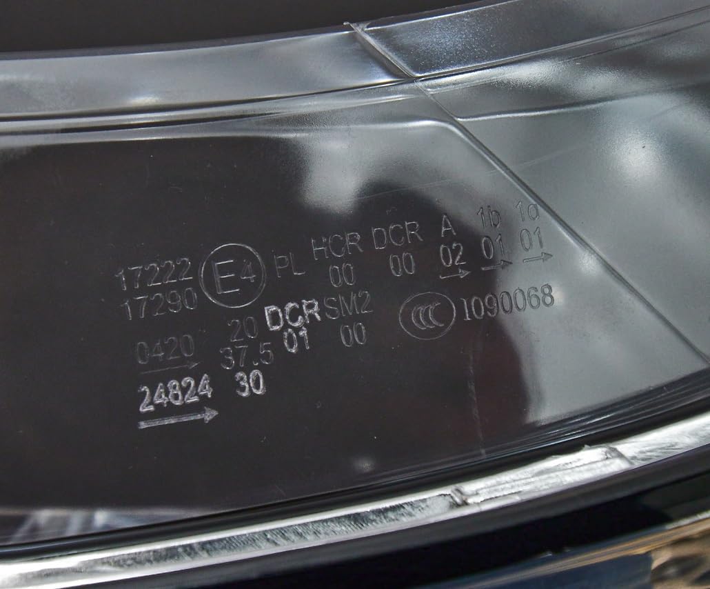 carro Faro, Vidrio, Lente, Cubierta Izquierda adecuado para BMW 5 E60/E61 2003-2007