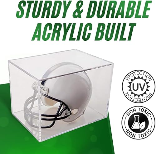 Miniatura 2 de Mini soporte de vitrina para casco de fútbol mini 8