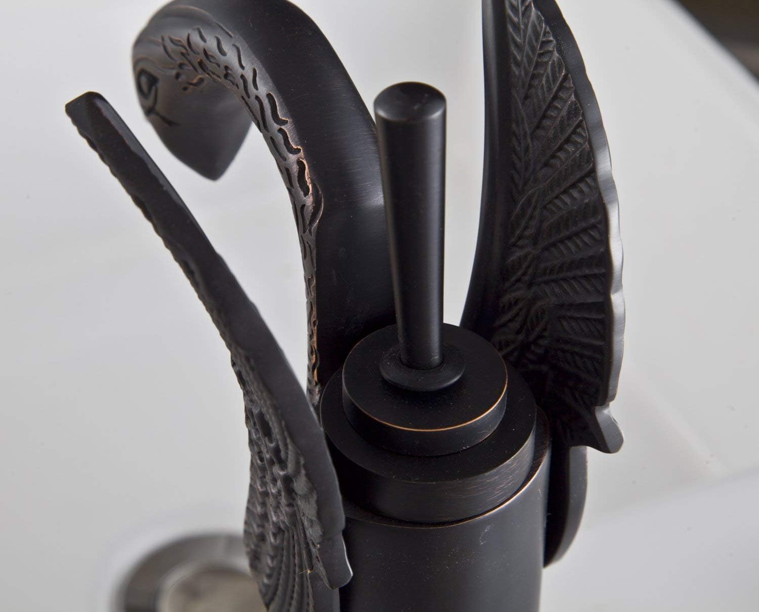 Suреr Sаlе 🛒 GGStudy Oil Rubbed Bronze Bathroom Faucet Swan Shape Single Handle One Hole Bathroom Vanity Faucet Basin Tap Deck Mount Lavatory Nеw Arrіvаlѕ GGStudy Oil Rubbed Bronze Bathroom Faucet Swan Shape Single Handle One Hole Bathroom Vanity Faucet Basin Tap Deck Mount Lavatory