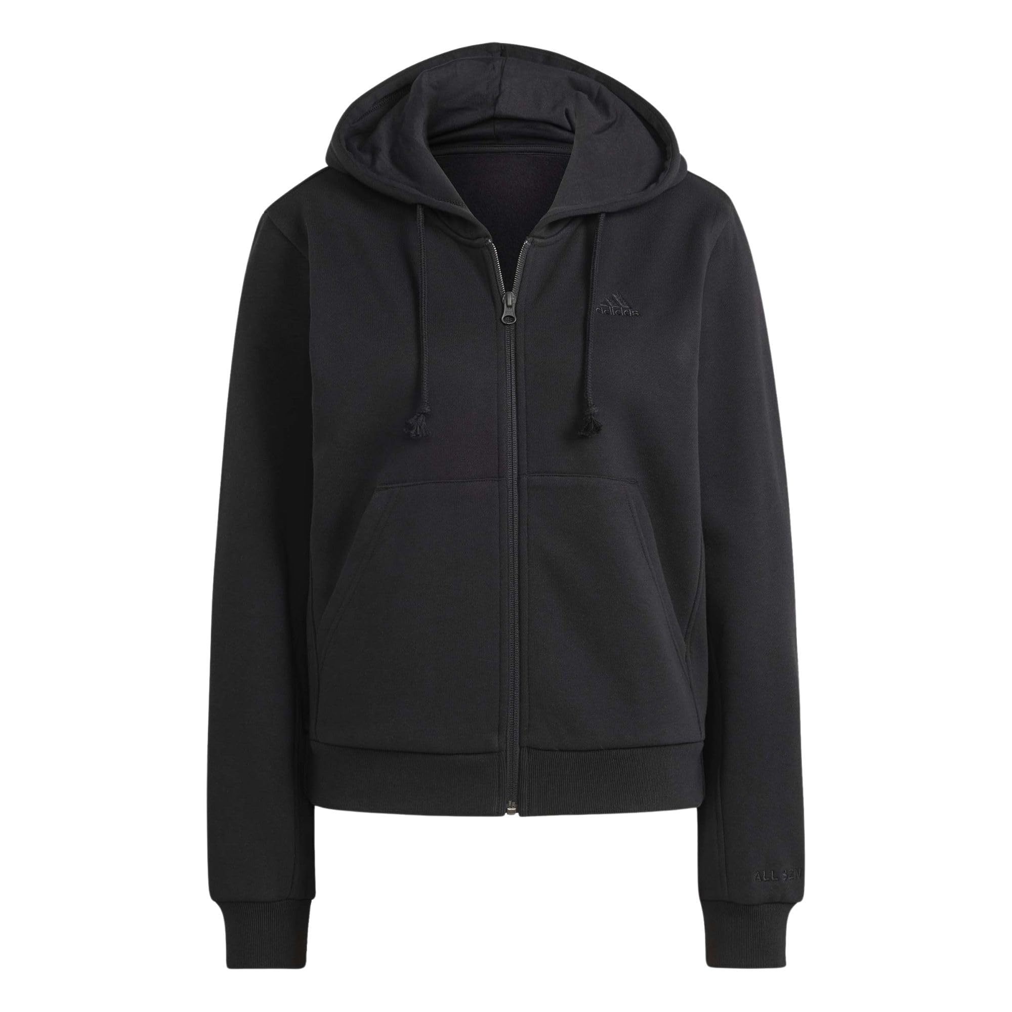 Adidas all Szn Fleece Full-Zip Hoodie Felpa con Cappuccio Donna