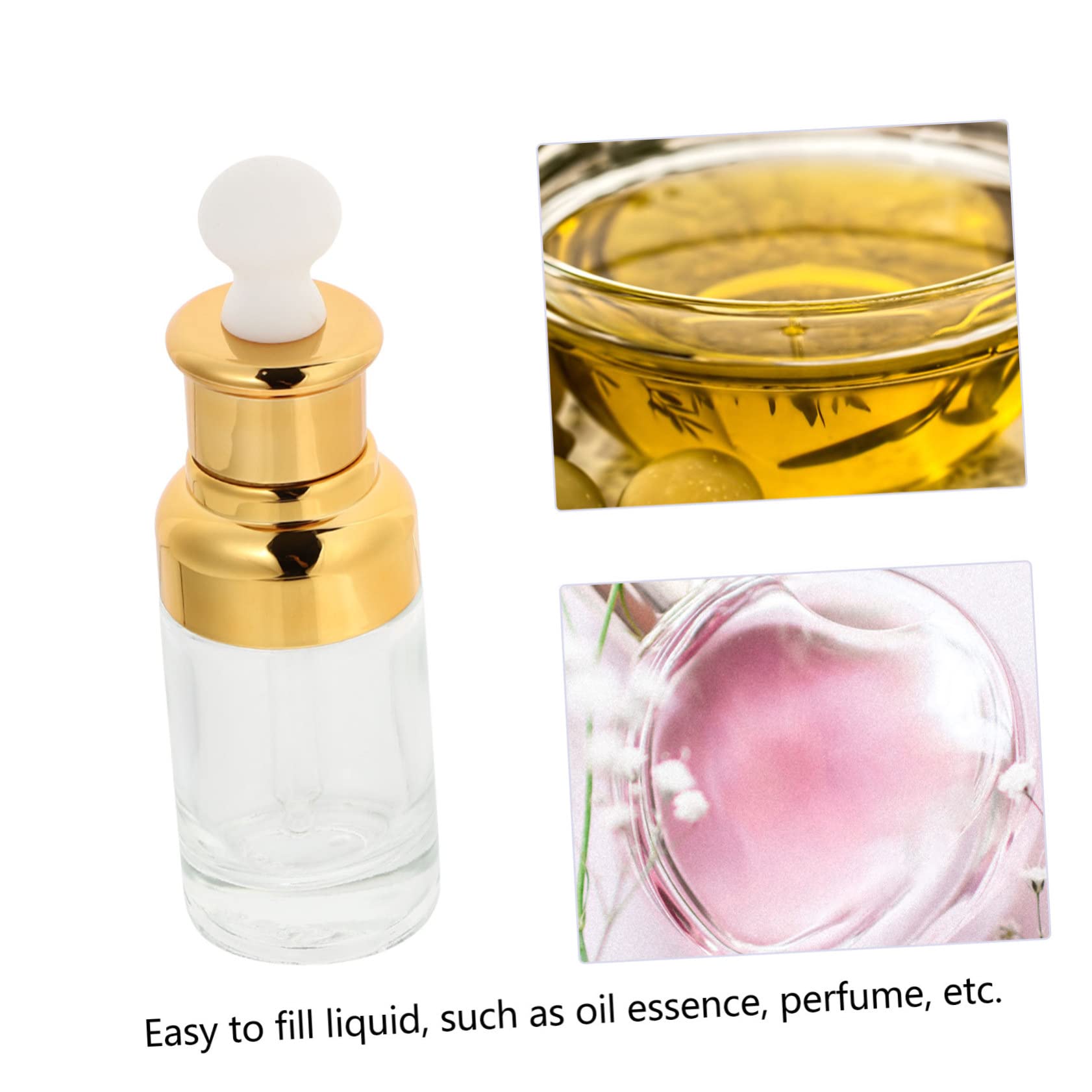 MAGICLULU 10stücke Glasflasche mit Tropfer für Ätherische Öle Flüssigkeitsflasche Dicht und Verschließbar für Kosmetik und Reagenzien