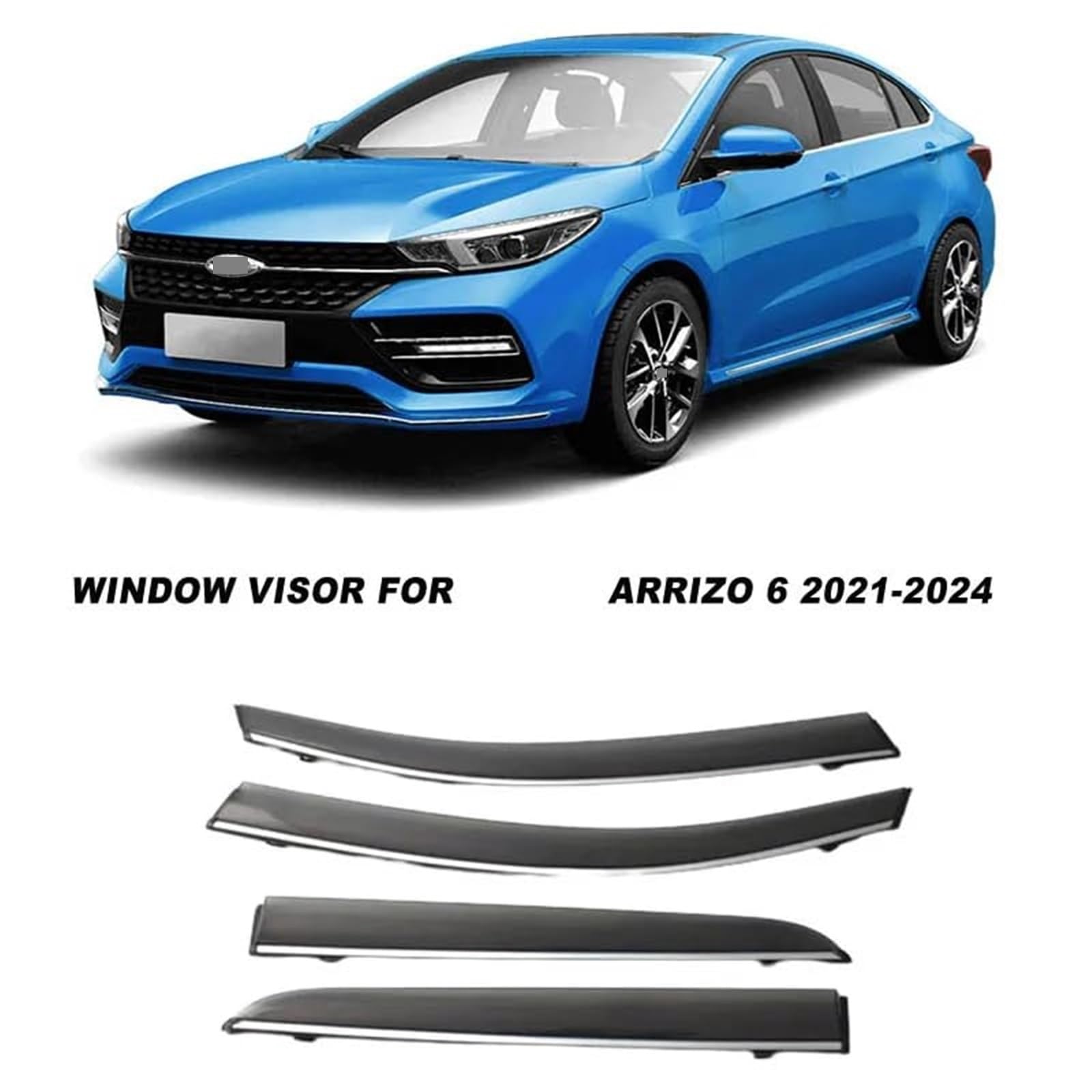 Dla Chery, Arrizo 6 2021 2022 2023 2024 osłona przeciwsłoneczna