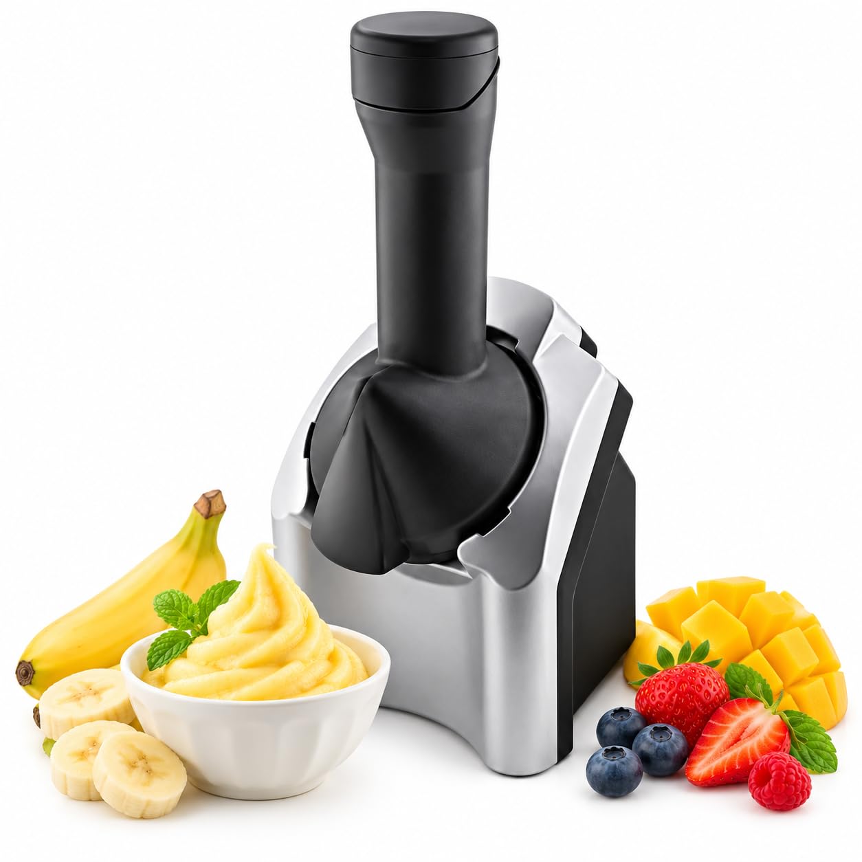 Máquina de servicio suave para hacer postres de frutas congeladas