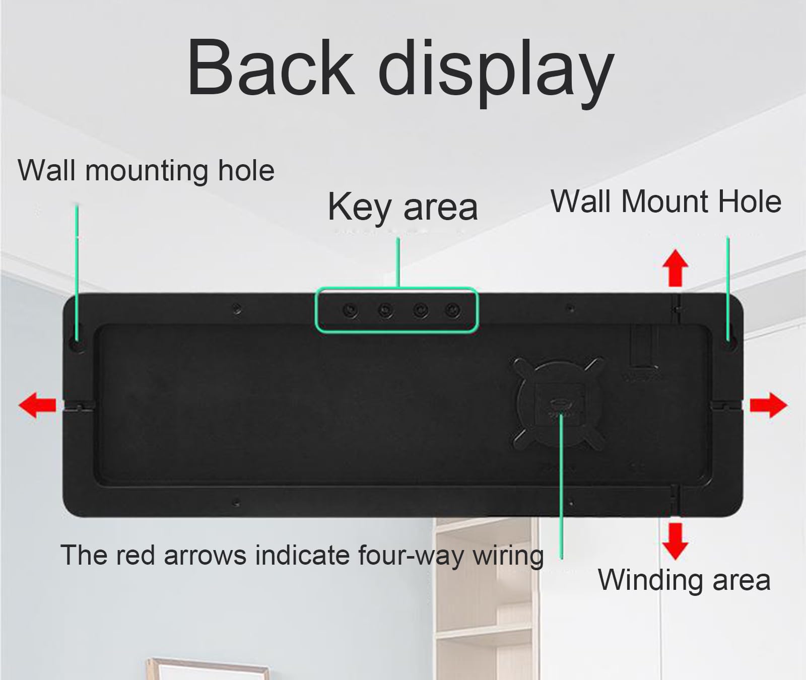 Reloj de Pared Digital LED, Reloj de Mesa de 12/24 h con Brillo Ajustable, Reloj de Alarma electrónico con Pantalla Multi Funcional para Sala de Estar, Dormitorio,F