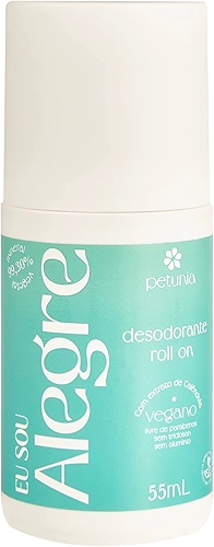 Petunia Desodorante Vegano Roll On Eu Sou Alegre 55Ml