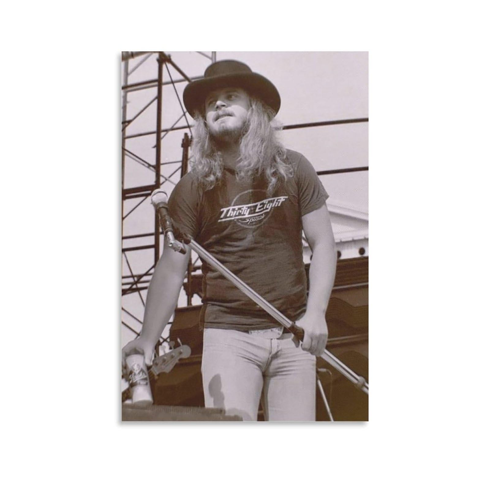 FCOIN Ronnie Van Zant Canvas Poster Wall Art Poster Prints Home Decor Picture Canvas Painting Posters 16x24inch(40x60cm)