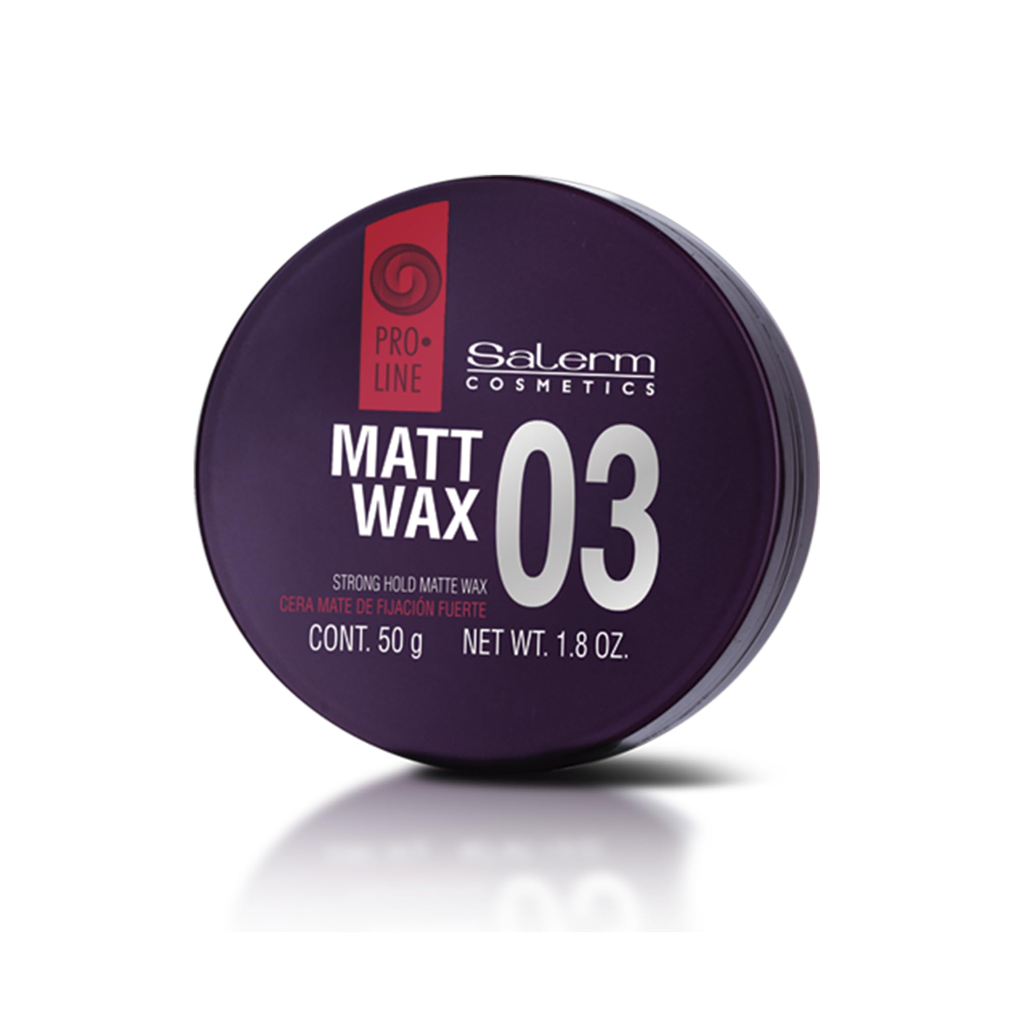 SALERM - Cera para el Pelo - Pro Line Matt Wax 03-50 ml - para Cabellos Cortos - Fijación Fuerte y Flexible - Larga Duración - Efecto Mate - Texturizador Cabello - Cuida e Hidrata - no Engrasa