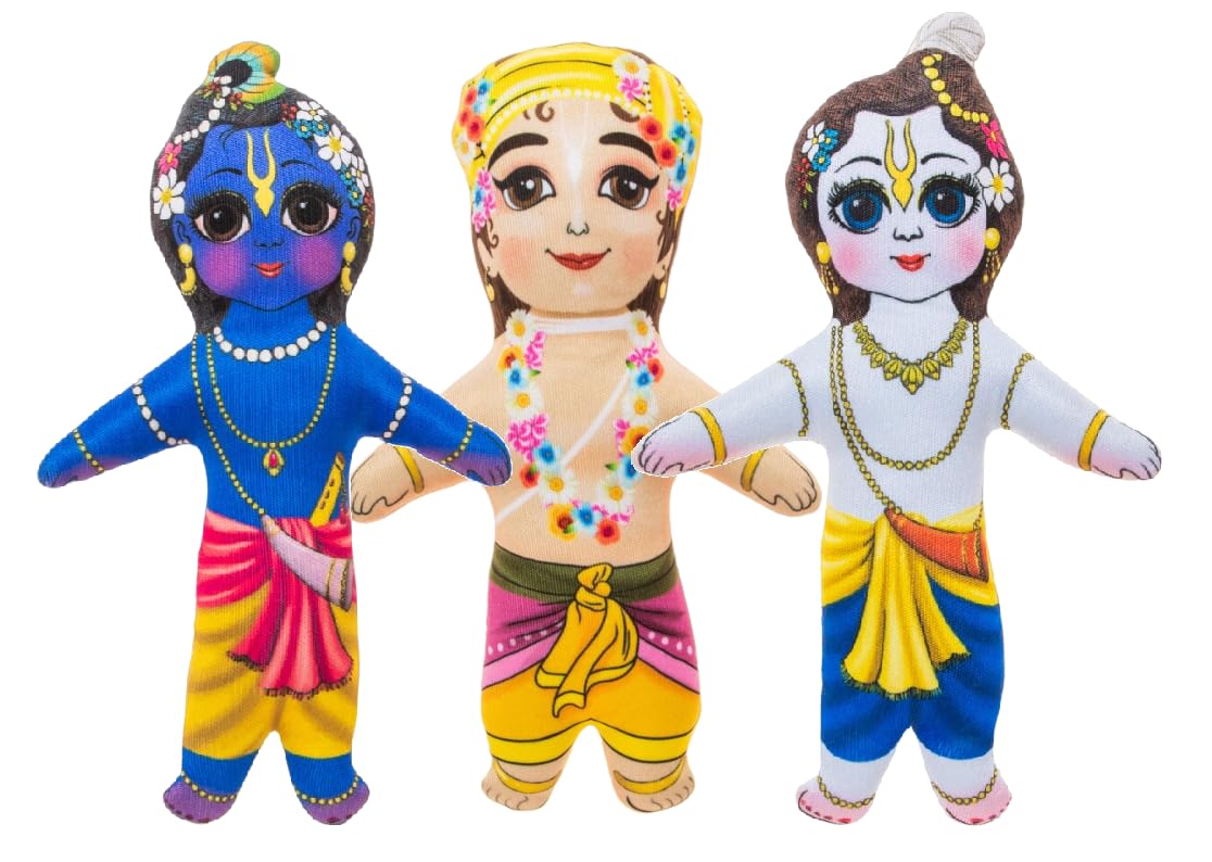 Vrindavanstore.in Soft Toys of Krishna Balram & Madhu Mangal for Kids (Non- Toxic) (B0CLTXV4VT) Amazon Price History, Amazon Price Tracker