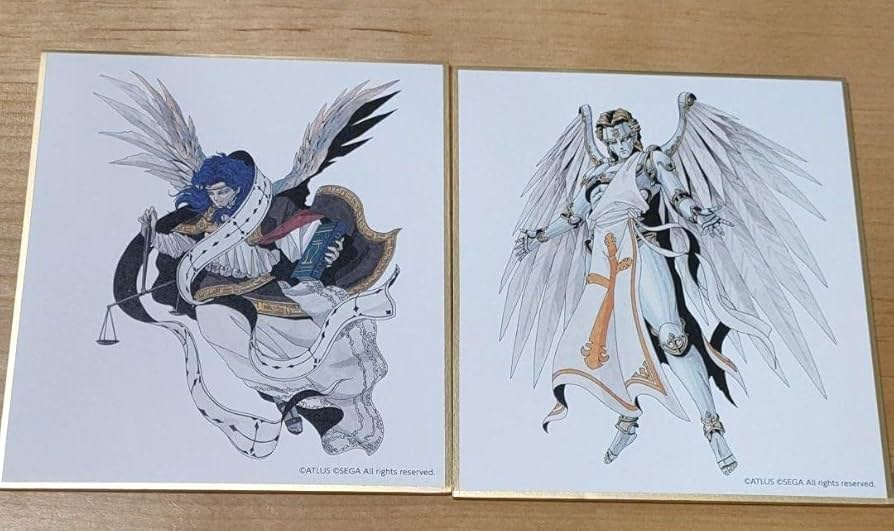 女神転生　増子　サイン色紙 女神転生 増子 サイン色紙 真・女神転生 デビルサマナー 悪魔