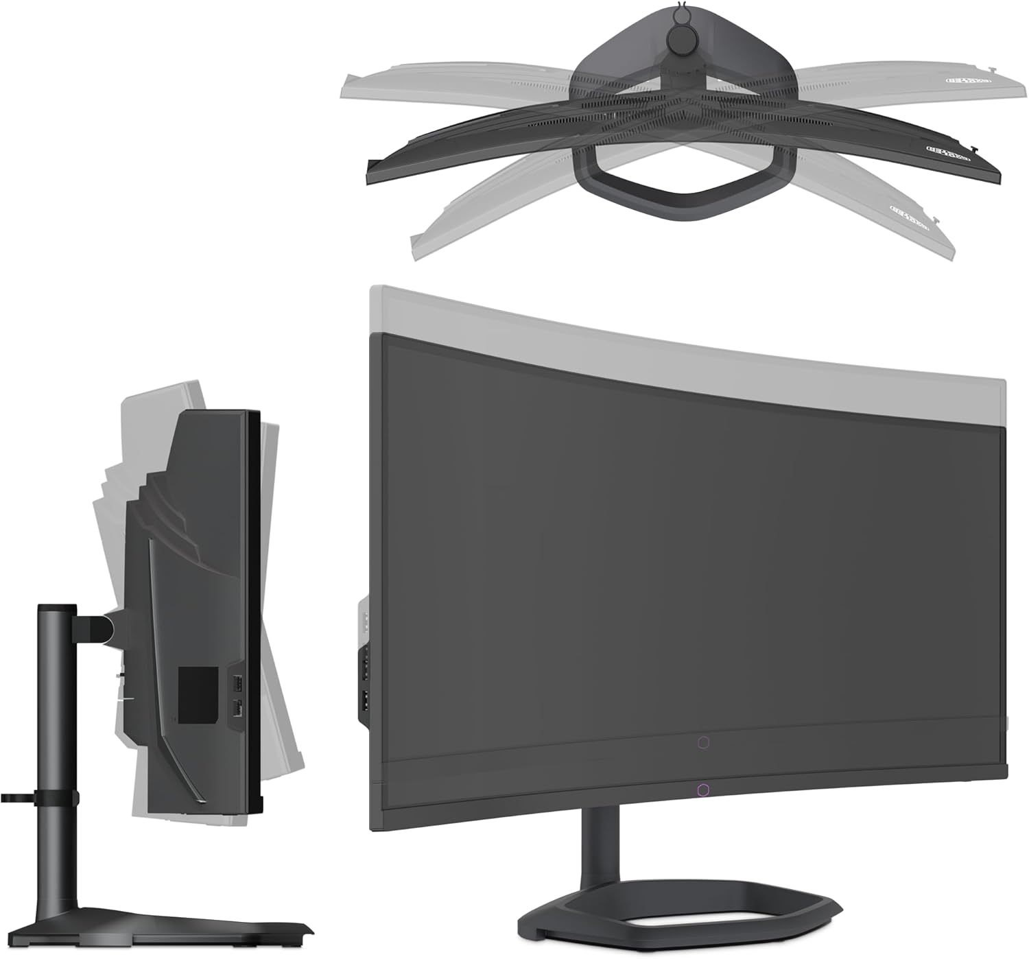 Cooler Master Gaming Gm34-Cwq2 Led Display 86.4 Cm (34") 3440 X 1440, W128899786 (86.4 Cm (34) 3440 X 1440 Pixels Ultrawide Quad Hd Black)