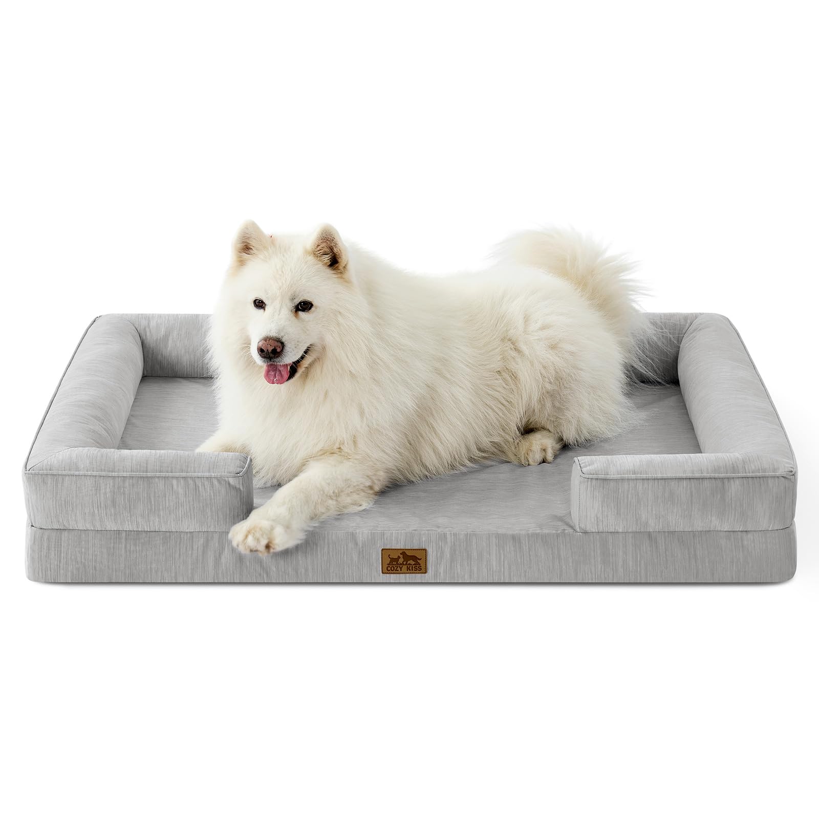 COZY KISS Dog Bed for Extra Large Dogs, Orthopedic Dog Sofa,122x89x18cm