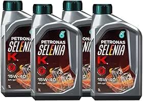 Kit 4 Litros Óleo Selenia 15w40 Semissintético