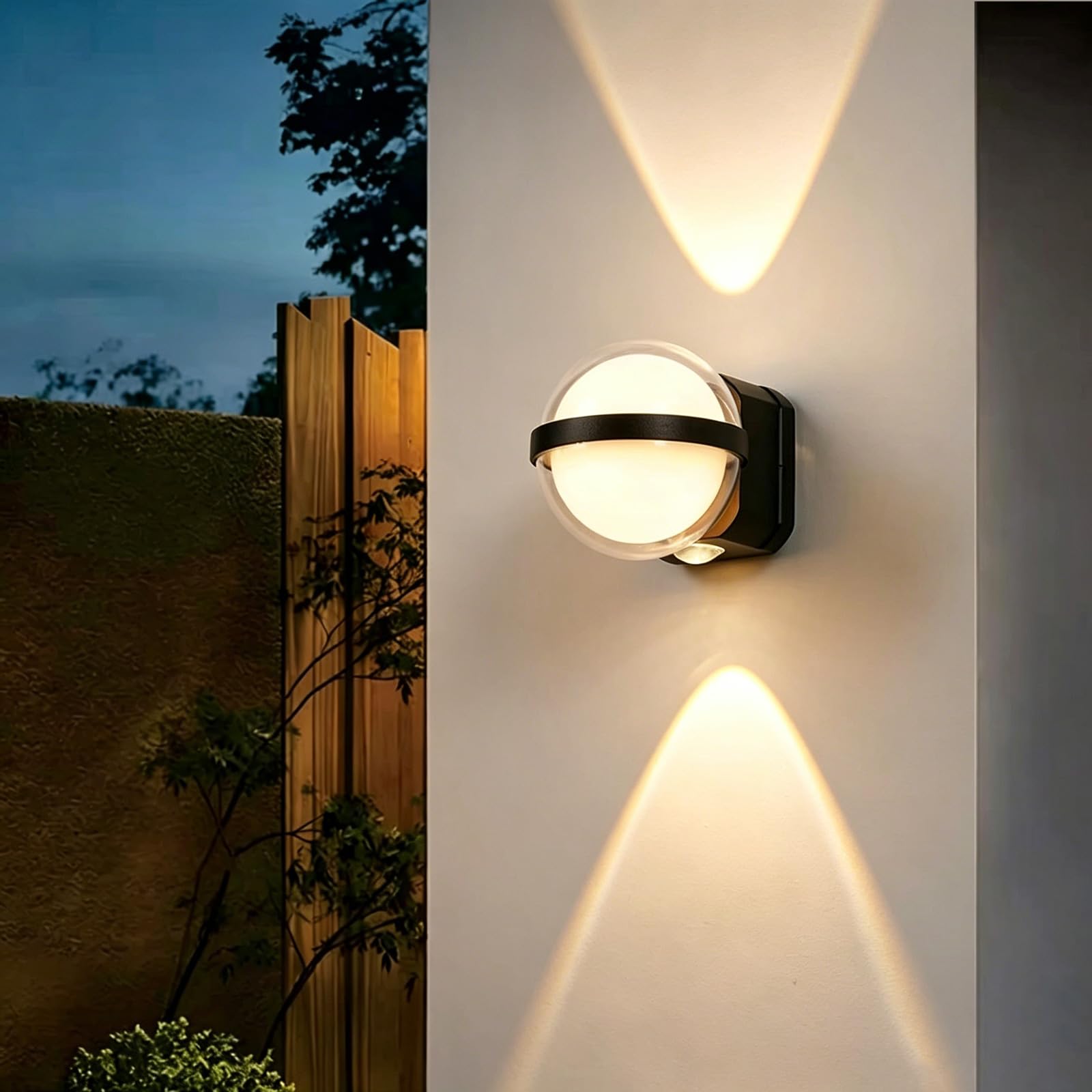 SDUYTDG Outdoor Wall Light, Exterior Lighting Aluminum Anti-Rust Waterproof Wall Mount Lamp Up and Down Wall Sconce Light Fixture for Porch, Garage Or Patio