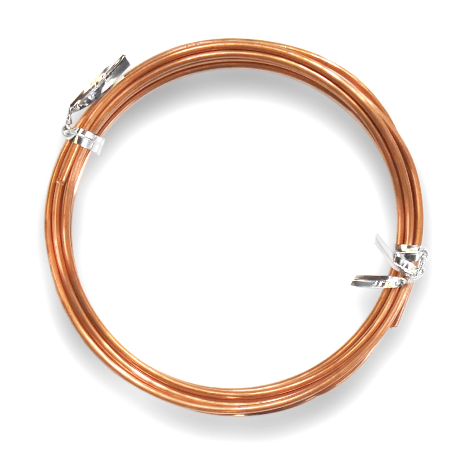 Bare Copper Wire - 2 Mtrs - 2mm/14 Gauge - For Wire Art and Craft, Science Projects, Gardening Plant Support, Jewellery Making-image-41