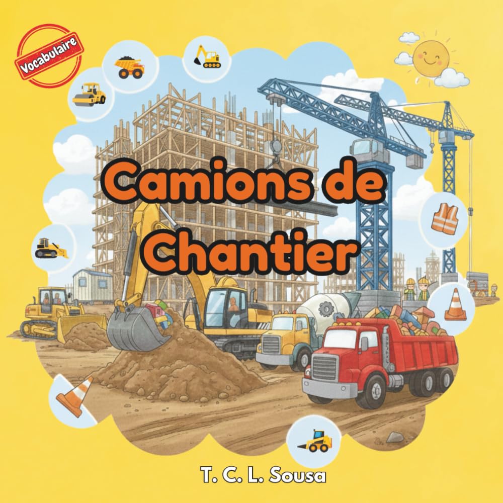 Camions de Chantier : Apprendre du nouveau vocabulaire - Série Vocabulaire
