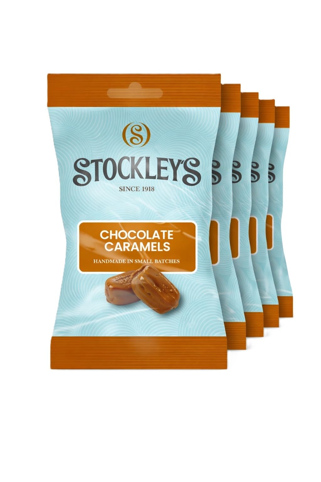 Stockley's - Chocolate Caramels Sharing Bags, 170g x 6