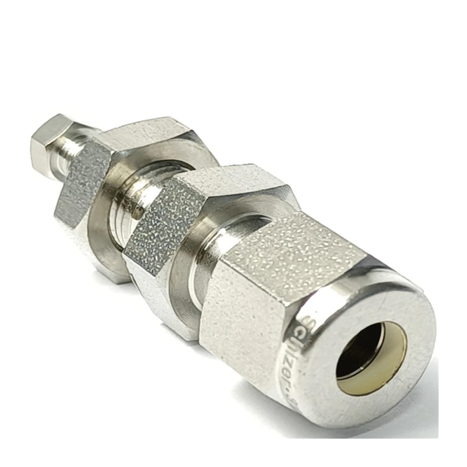 1/16" bis 3mm 6mm 1/8" 1/4" Rohr OD Kompression Union SUS316L Edelstahl Rohr Fitting Stecker Kupplung Adapter(1l4 Inch)