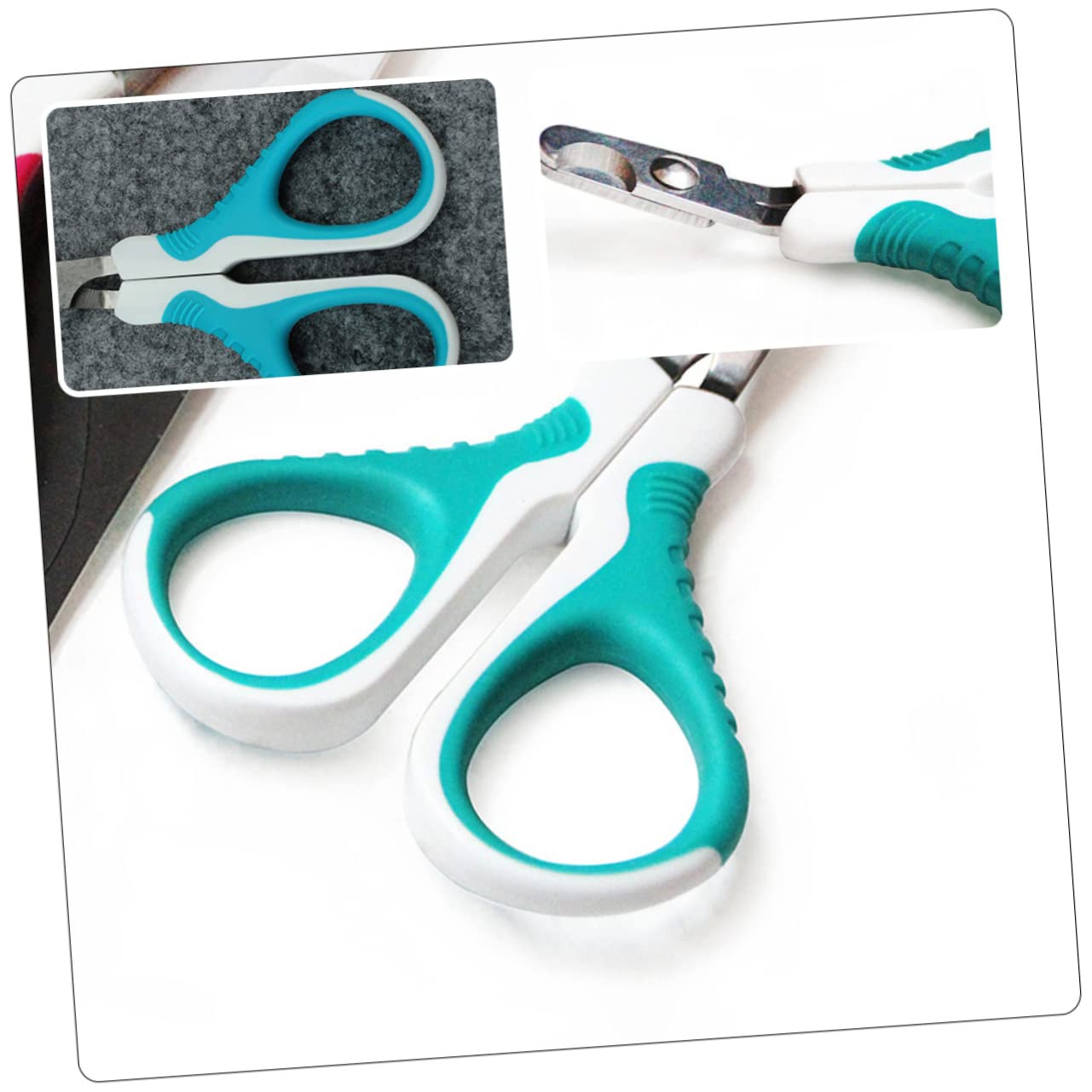 minkissy 5stücke Tragbare Krallenschere Für Katzen Und Hunde Edelstahl Nagelknipser Mit Sicherheitsgitter Ergonomischer Griff Für Sicheres Und Präzises Trimmen Von Haustiernägeln
