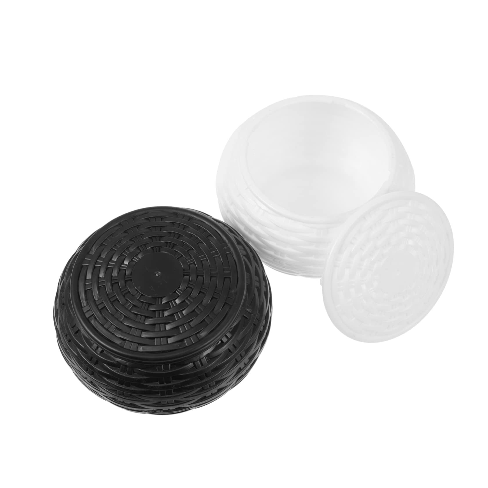 BESPORTBLE 1 Pair Sturdy Go Chess Storage Box Lightweight Plastic Case for Simple Chess for Leisure Games and Parties Design for and Storage