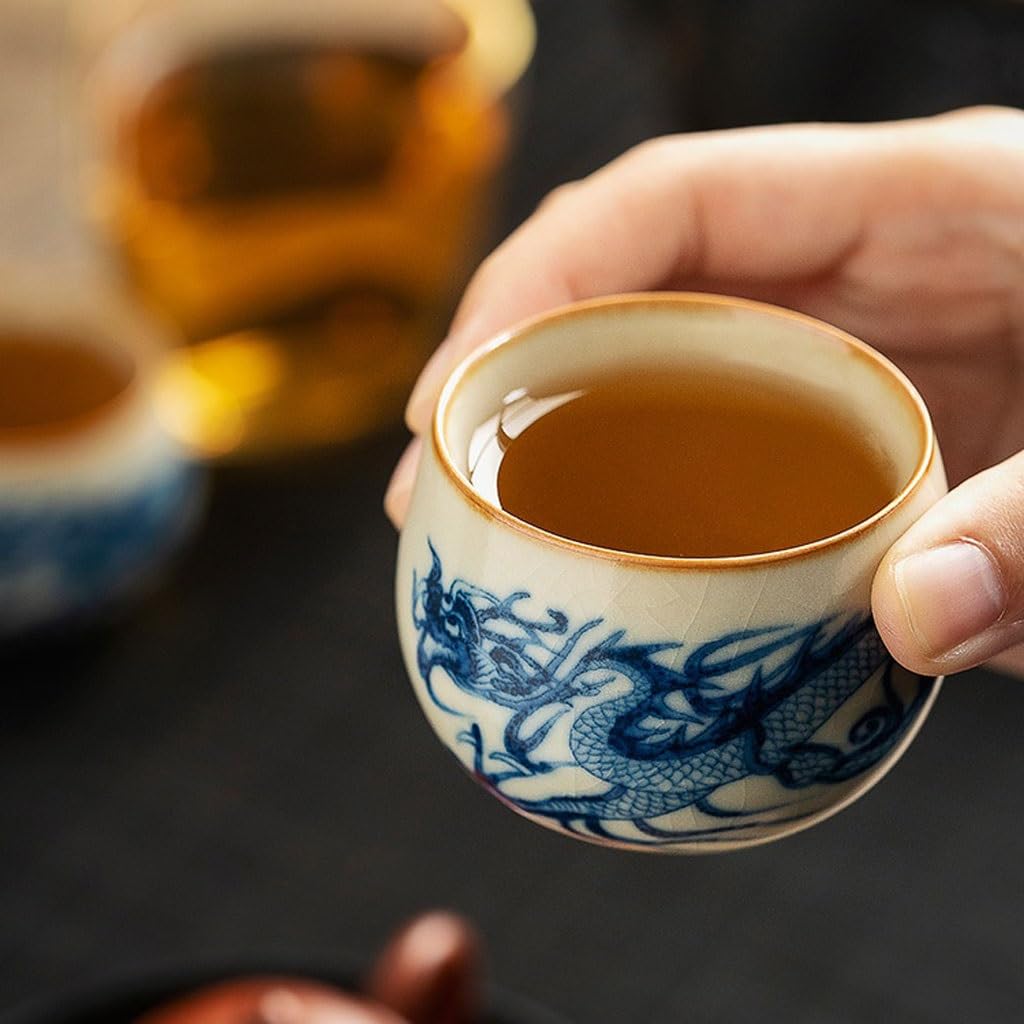 Filiżanka do herbaty filiżanka do herbaty do salonu, kubek ceramiczny dla gospodarza, osobisty indywidualny kubek do herbaty, kung fu zestaw do herbaty domowy dyfuzor do herbaty