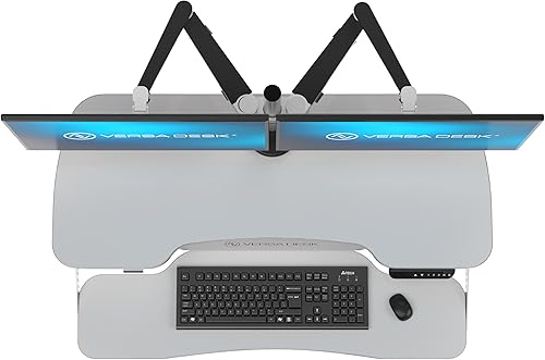 Miniatura 44 de VERSADESK® PowerPro™ Elite 40" x 24" - Convertidor de escritorio eléctrico ancho controlado por aplicación con puerto de carga USB. Eleva hasta 20