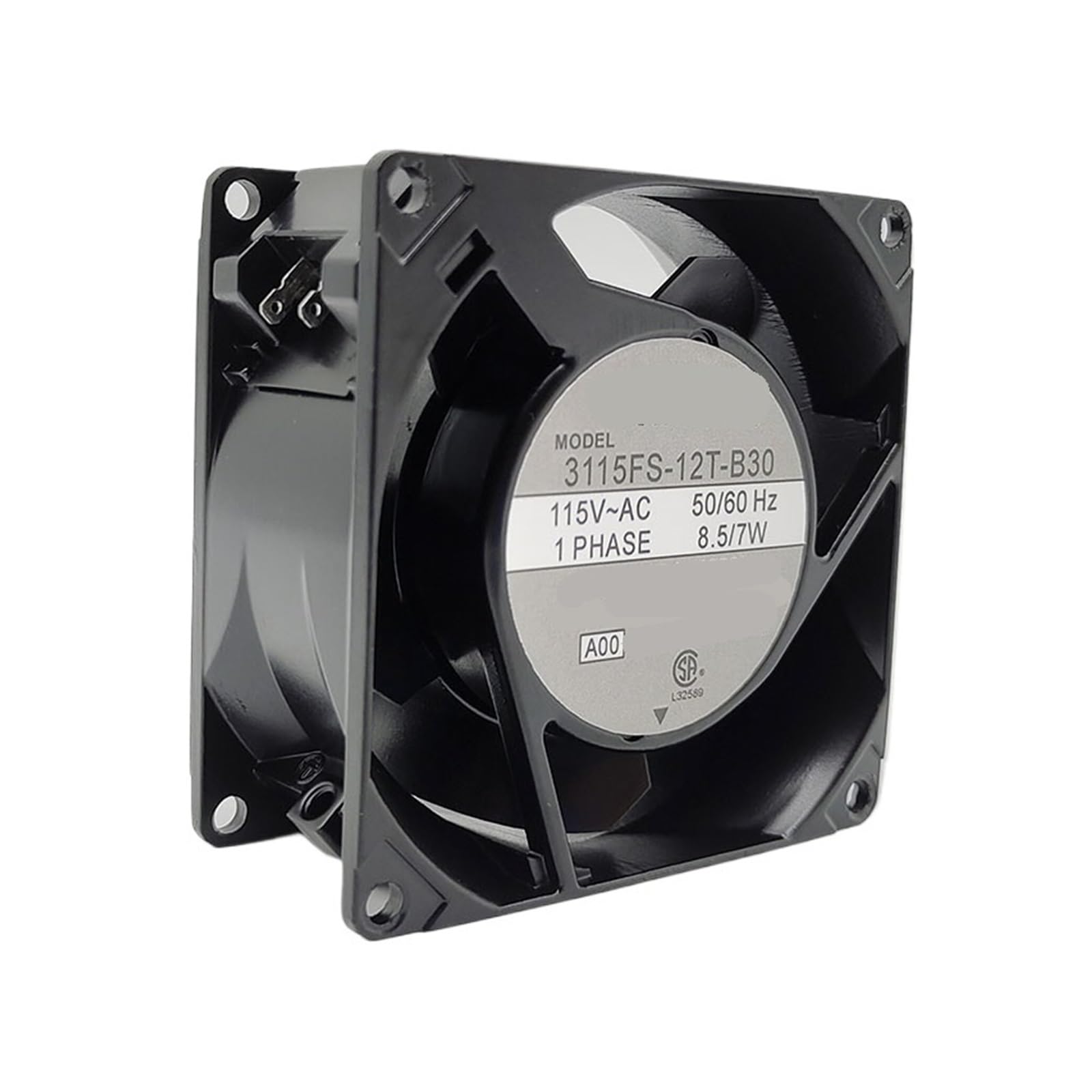 GJEXXPTST 3115FS-12T-B30 115V 7W 8038 80x80x38mm Cooling Fan