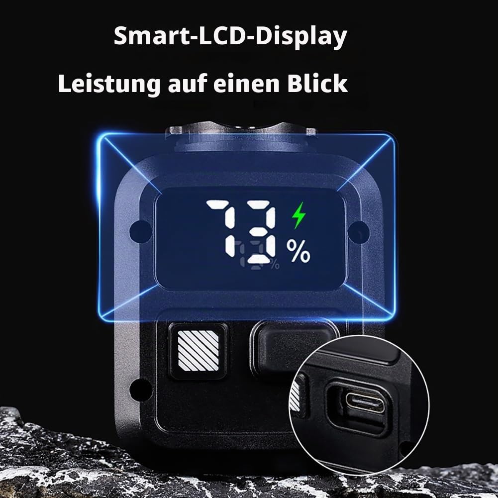 Monkey Home 1200Lux Superhelle LED Fahrradscheinwerfer, 4000 mAh Mobile Leistung, Aluminiumlegierung, Fernbedienung, IPX6 Wasserdicht für Erwachsene Straße, MTB Off-Road Radfahren Pendeln