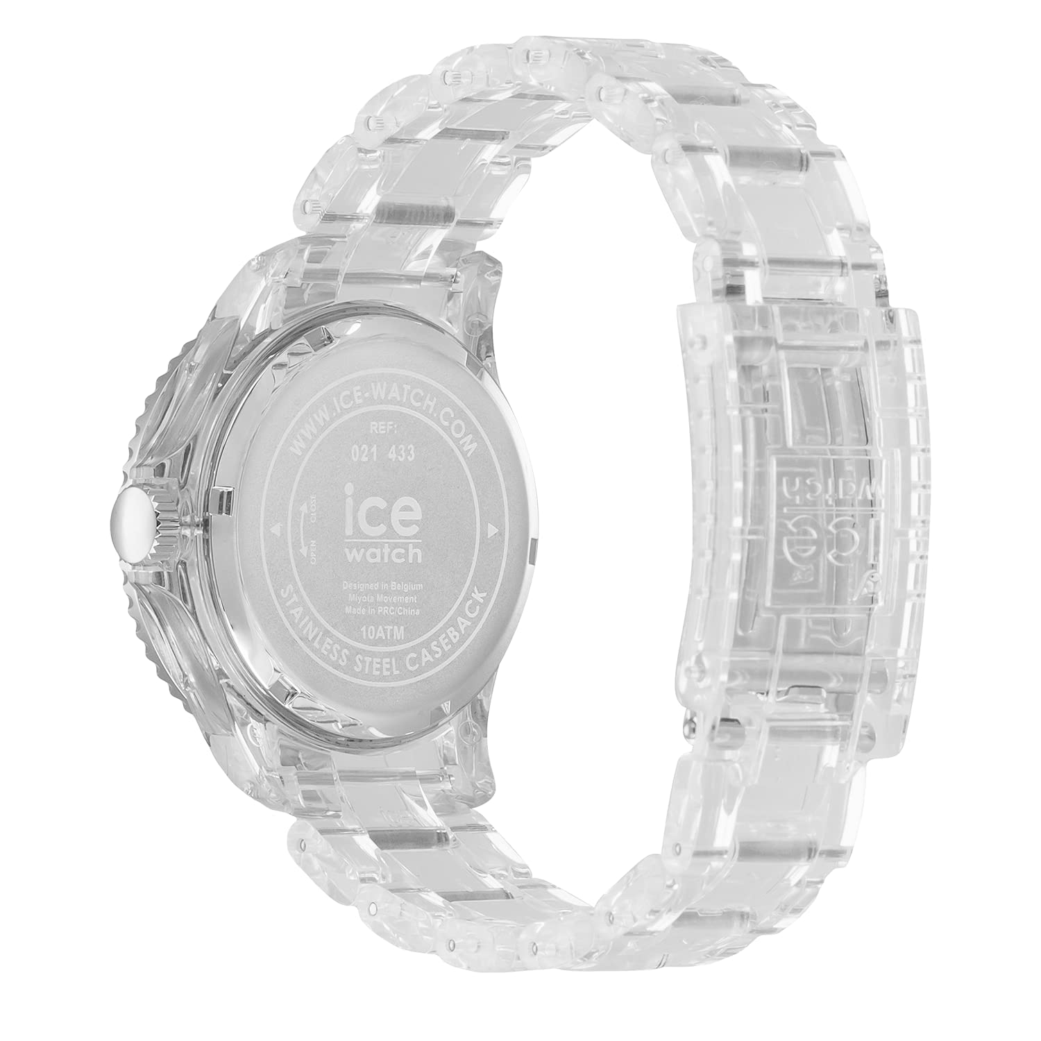 Ice-Watch - ICE clear sunset - Montre multicolore avec bracelet en plastique transparent