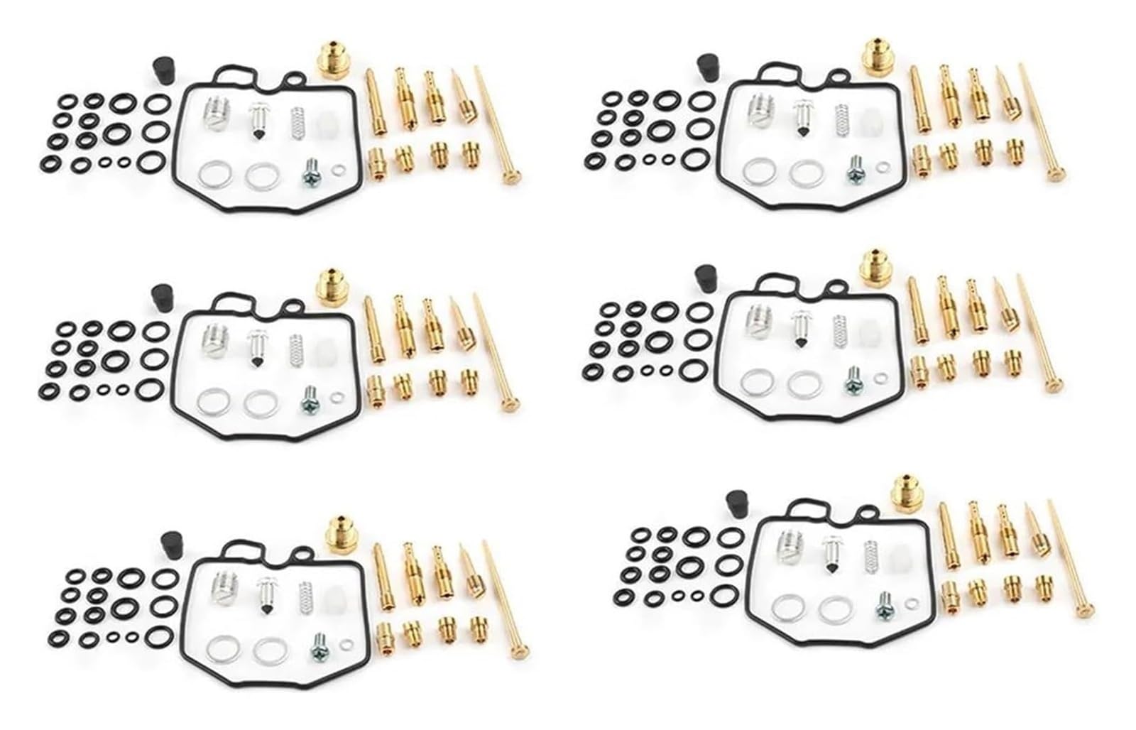 Carburador Kits De Reparación Carburador para Motocicleta para CBX1000 1978-1983 Juego Juntas Diafragma (6 Unidades) Moto