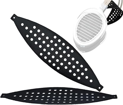 Headphone Accessories Compatible with HIFIMAN Headphones HE1000Xse Ananda Edition XXS Headband Cover pad Sheepskin Breathable with Holes Black