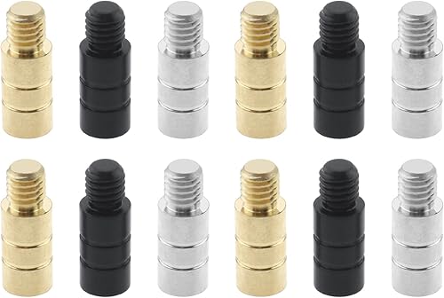 ECSiNG Pesas de dardos de latón de 2BA, 12 unidades, pesas de barril de dardos de latón de precisión, accesorios para sala de juegos, dormitorio