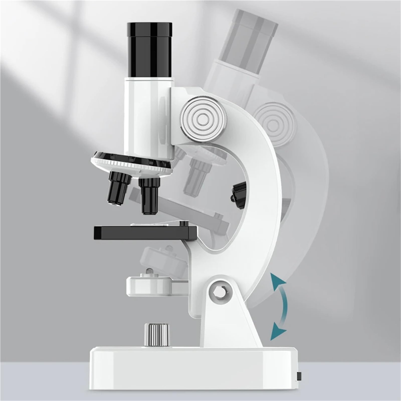 Mikroskop 200X-1200X Zakres biologiczny Z zakresem Zestaw slajdów Dla dorosłych Zakres dla uczniów Do laboratorium szkolnego Edukacja domowa