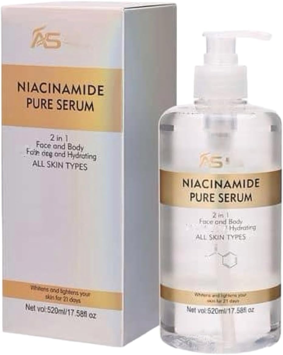 Generic Ashley Shine NIACINAMIDE Pure Serum 2 in 1 for Face and Body, 520ml / 17.58fl oz