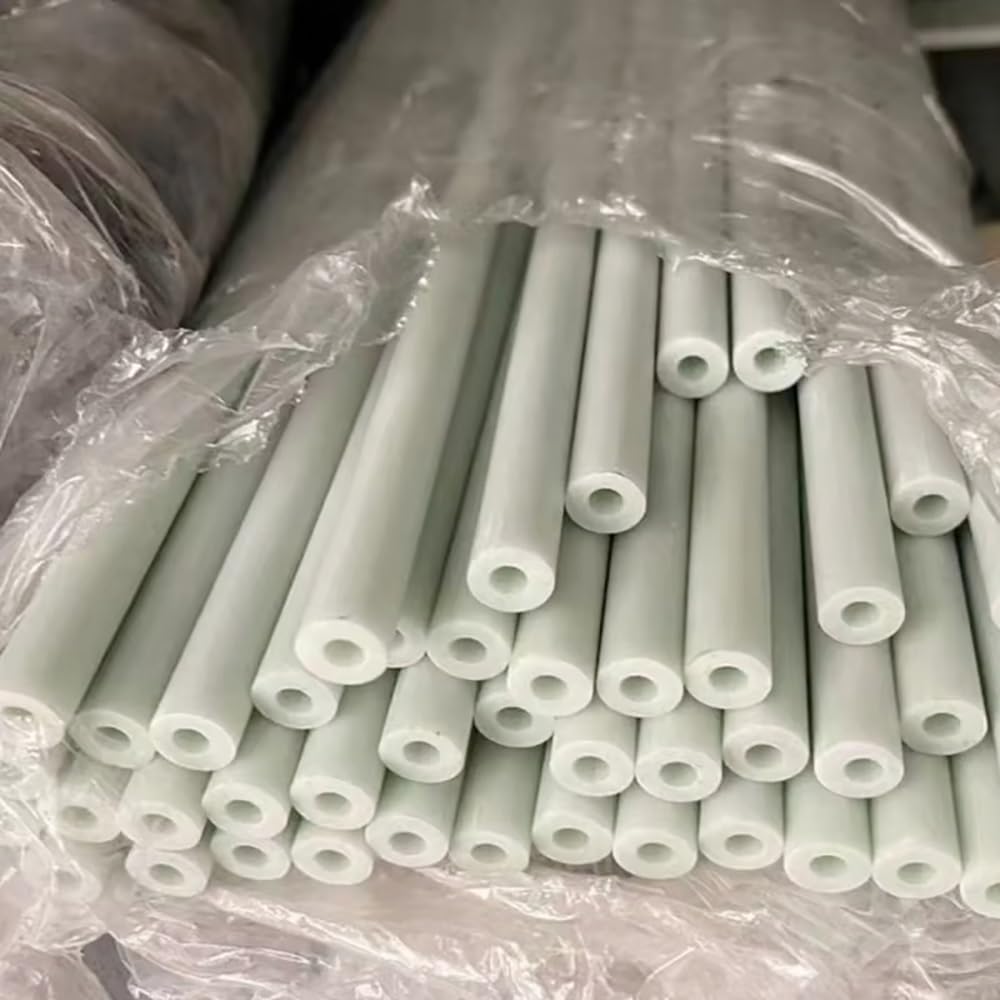 Zestaw 10 prętów z włókna szklanego – średnica 3-12 mm, długość 500 mm – wytrzymałe, puste rurki do samolotów zdalnie sterowanych, latawców i projektów DIY(12x8x500mm)