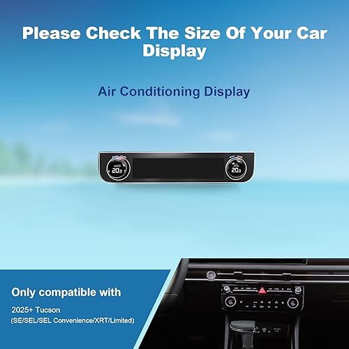 Miniatura 54 de Protector de pantalla Tucson 2022 2023 2024 para Hyundai Tucson (XRT/N Line/Limited/SEL Convenience/SEL) Pantalla táctil de 10.25 pulgadas, vidrio