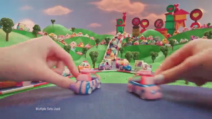 Kit De Lavage Shopkins Cutie Cars Splash 'N' Go Spa - Jouet Pour Enfants 4-7 Ans - Neuf