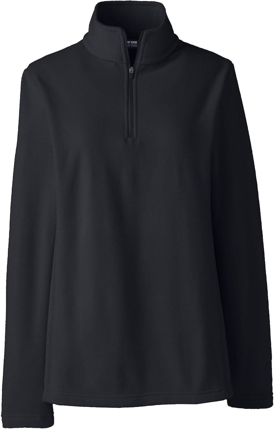 Lands' End Women's Thermacheck 100 Fleece Quarter Zip Coat Pullover Top - Image 3