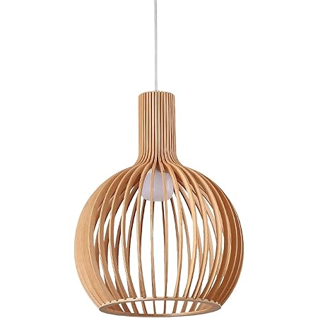 Amazon Co Jp Ky Lee ペンダントライト 照明 Led おしゃれ Ledペンダントライト 木目 天然木 天井 天井照明 ライト リビング ダイニング 寝室 カフェ 明るい 6畳 8畳 10畳 常夜灯 北欧 ナチュラル Ledペンダント ホーム キッチン